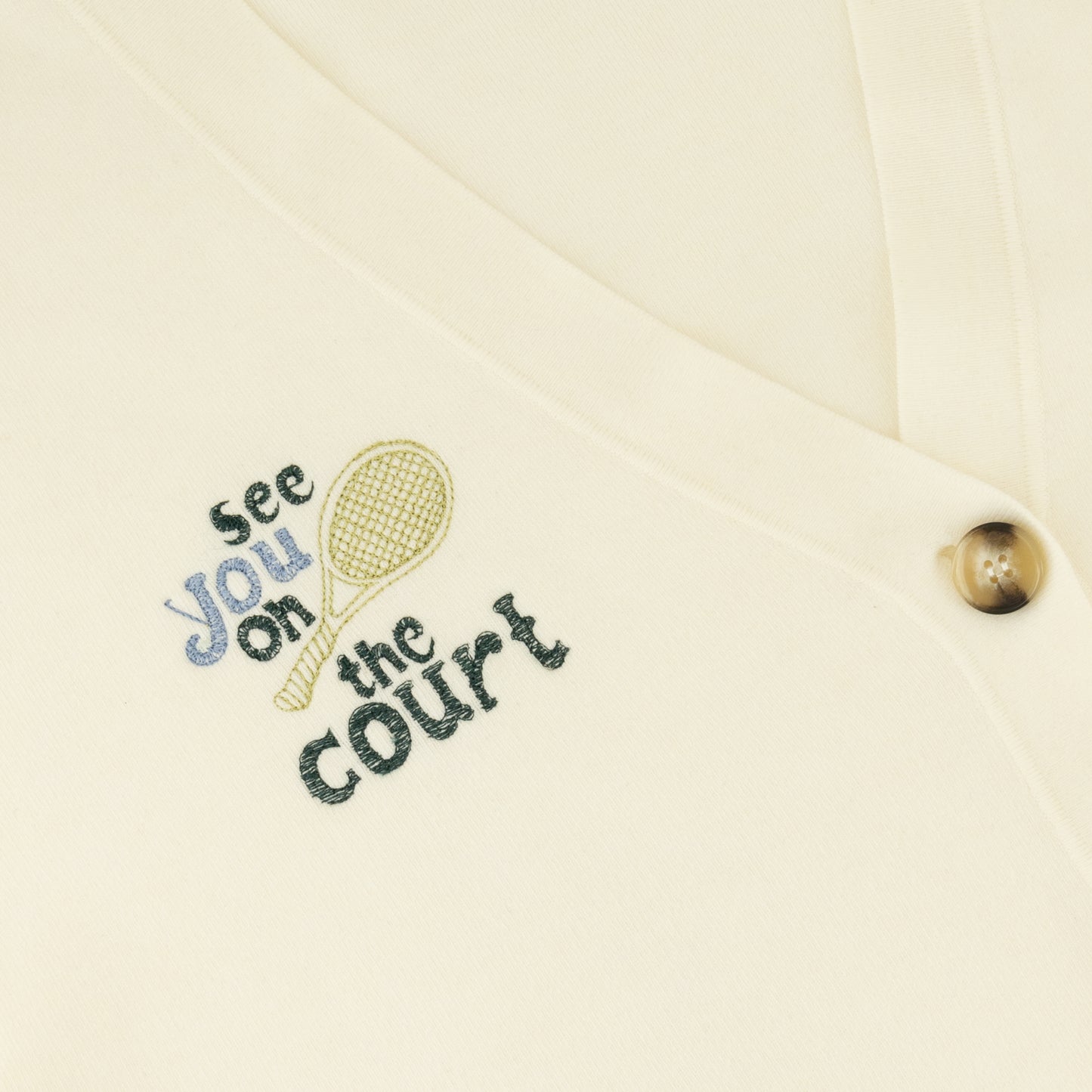 Tennis-inspired Cardigan