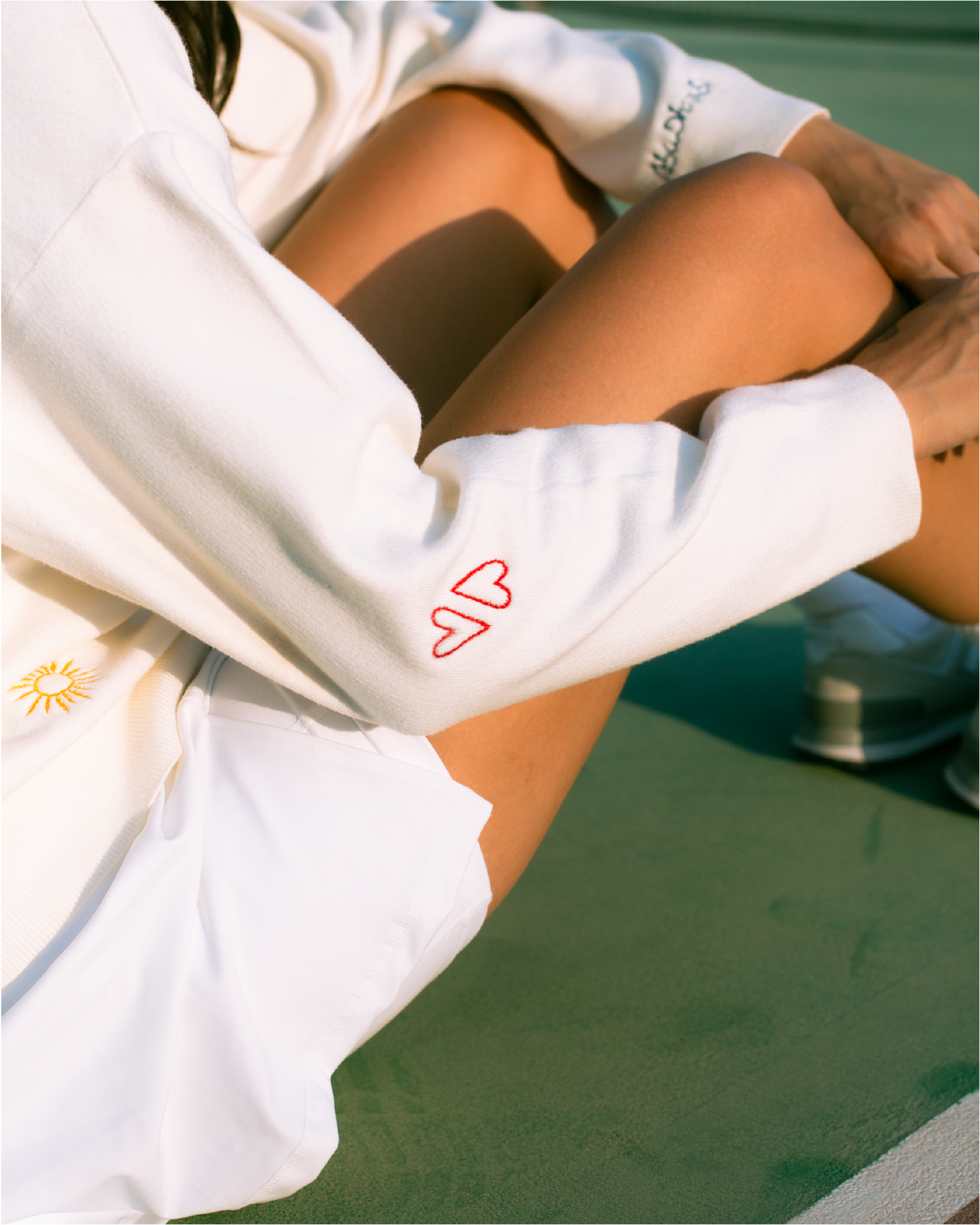 Tennis-inspired Cardigan
