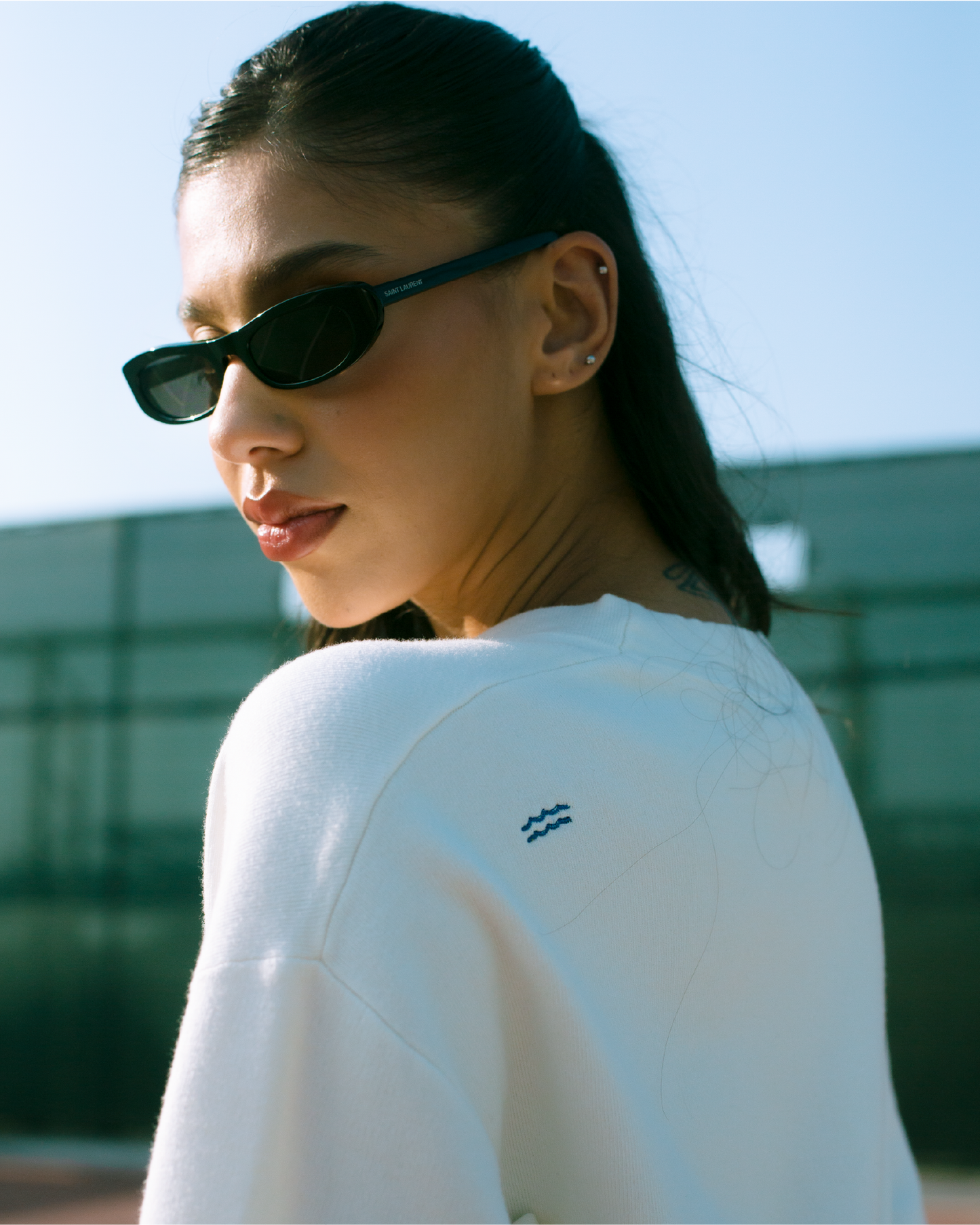 Tennis-inspired Cardigan