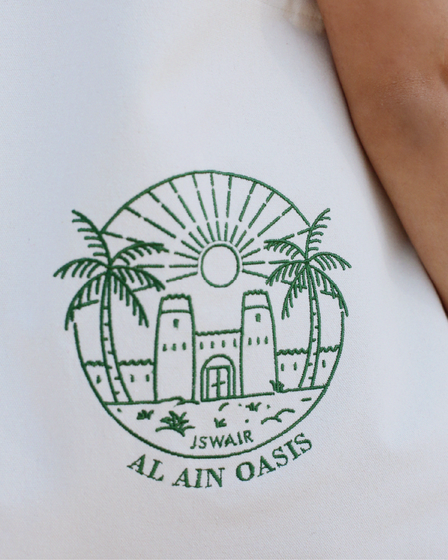 Al Ain Oasis Landscape Tote Bag
