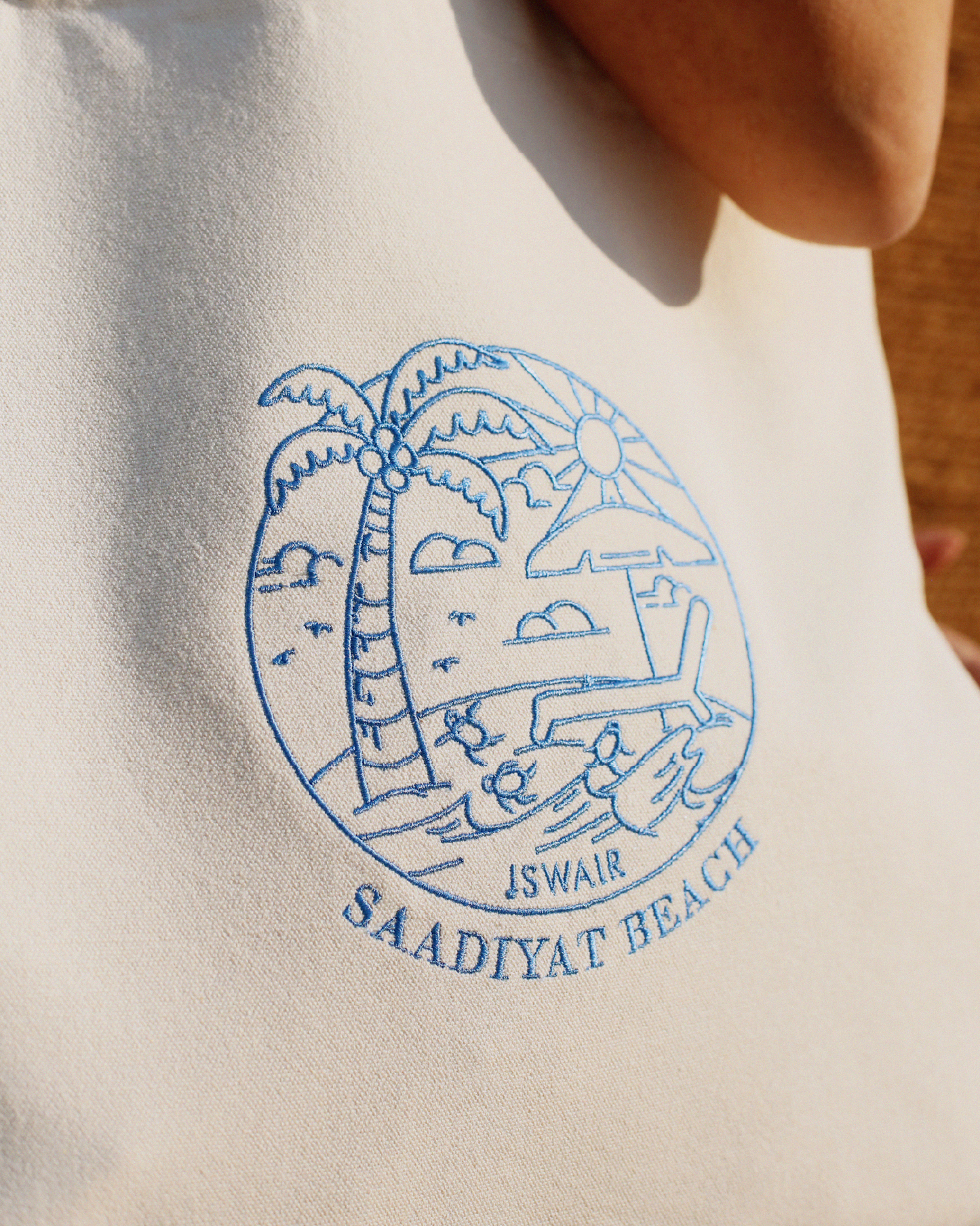 Saadiyat Beach Scene Tote Bag